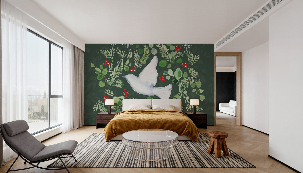 Nordic Winter IV Mural Wallpaper - room preview 06