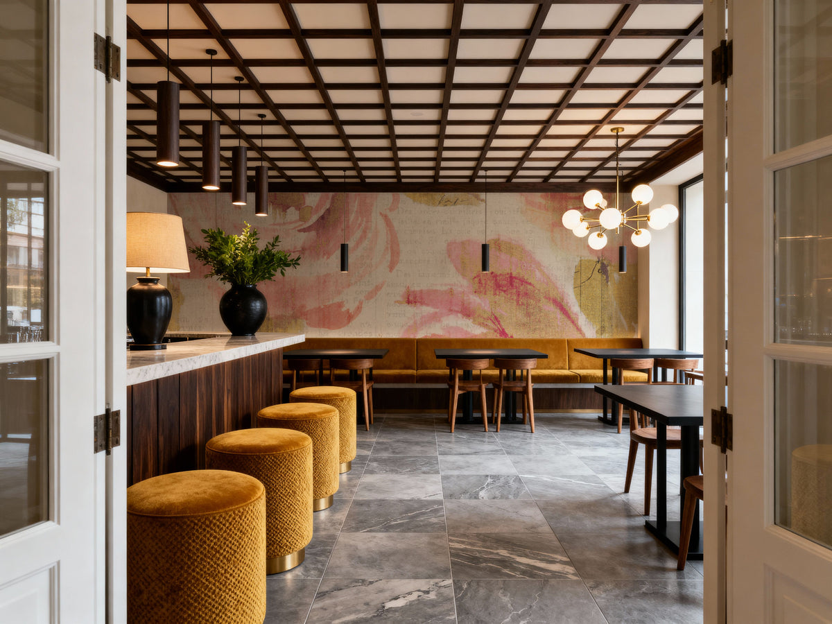 Touch of Rose II Mural Wallpaper - room preview 06