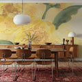 Dimensional Peony II Mural Wallpaper - room preview 06
