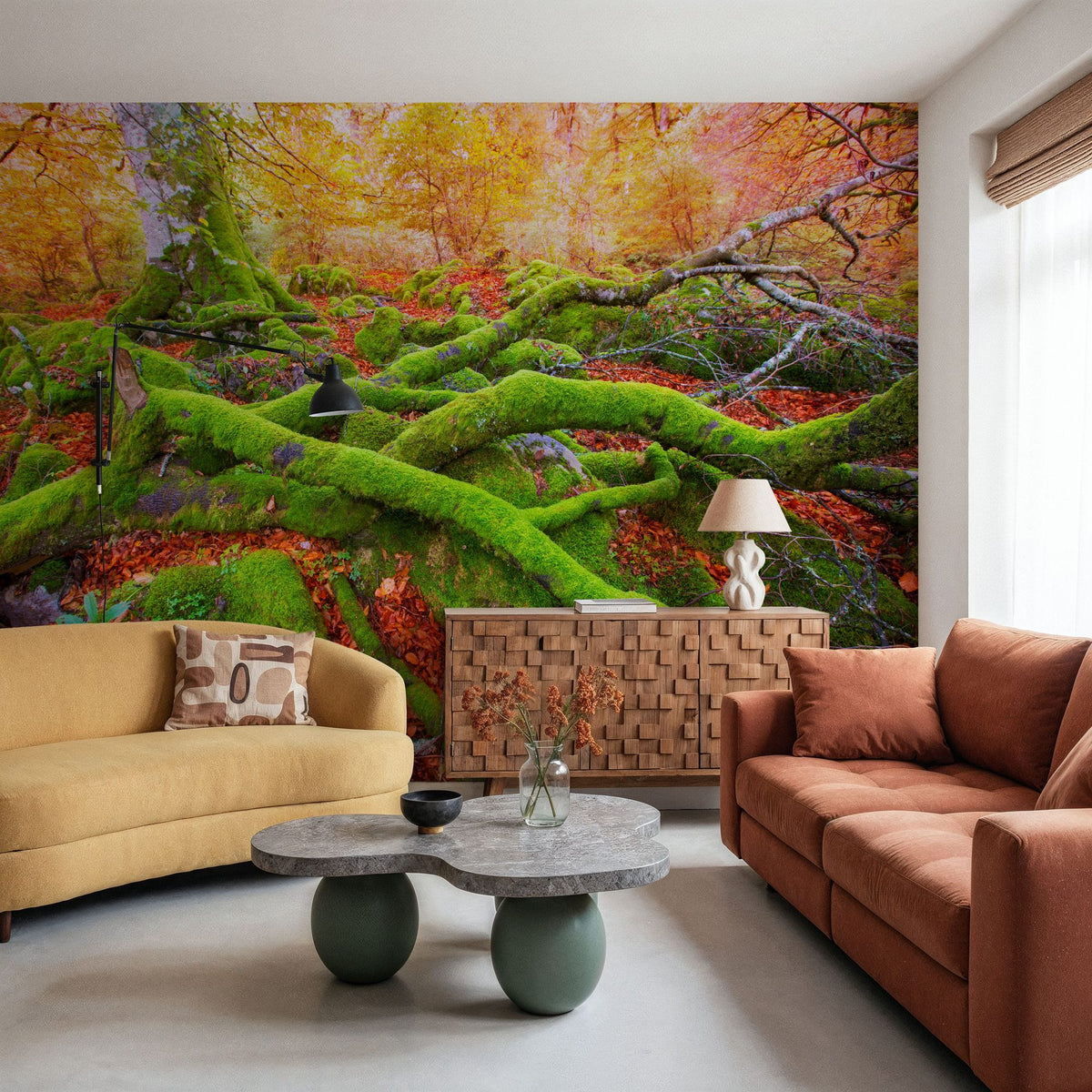 Pyrenees Moss II Mural Wallpaper - room preview 06