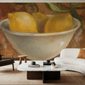 Lemons in Old Bowl Mural Wallpaper - room preview 06