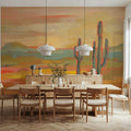 Saguaro Desert Mural Wallpaper - room preview 06