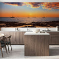 Formentera Sunset Mural Wallpaper - room preview 06