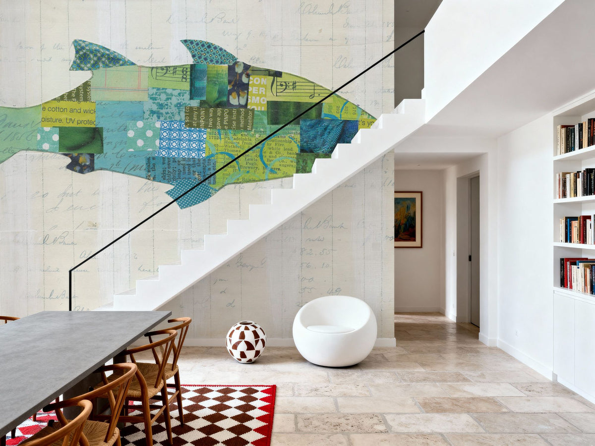In the Ocean III Mural Wallpaper - room preview 06