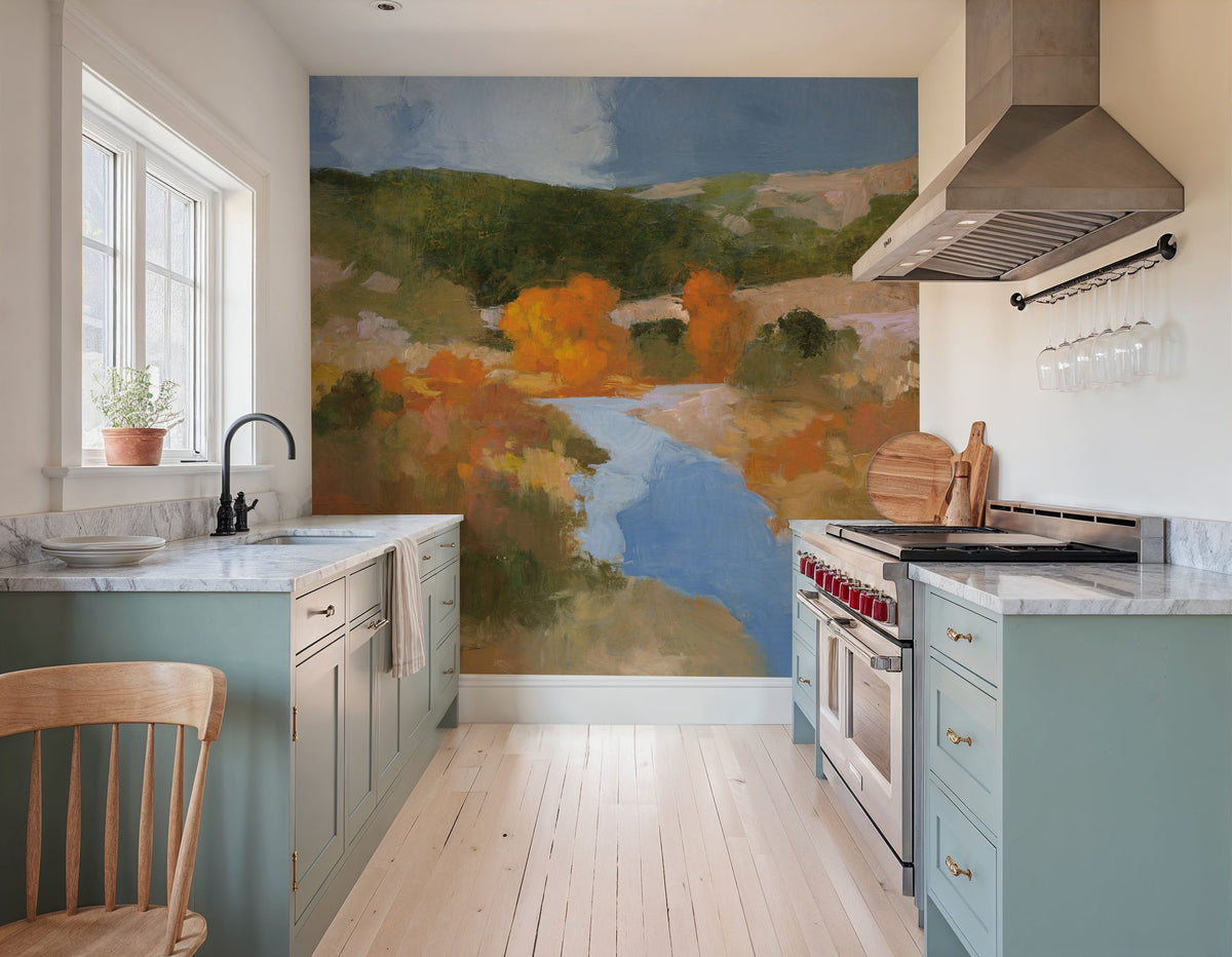 Western Fall Mural Wallpaper - room preview 06