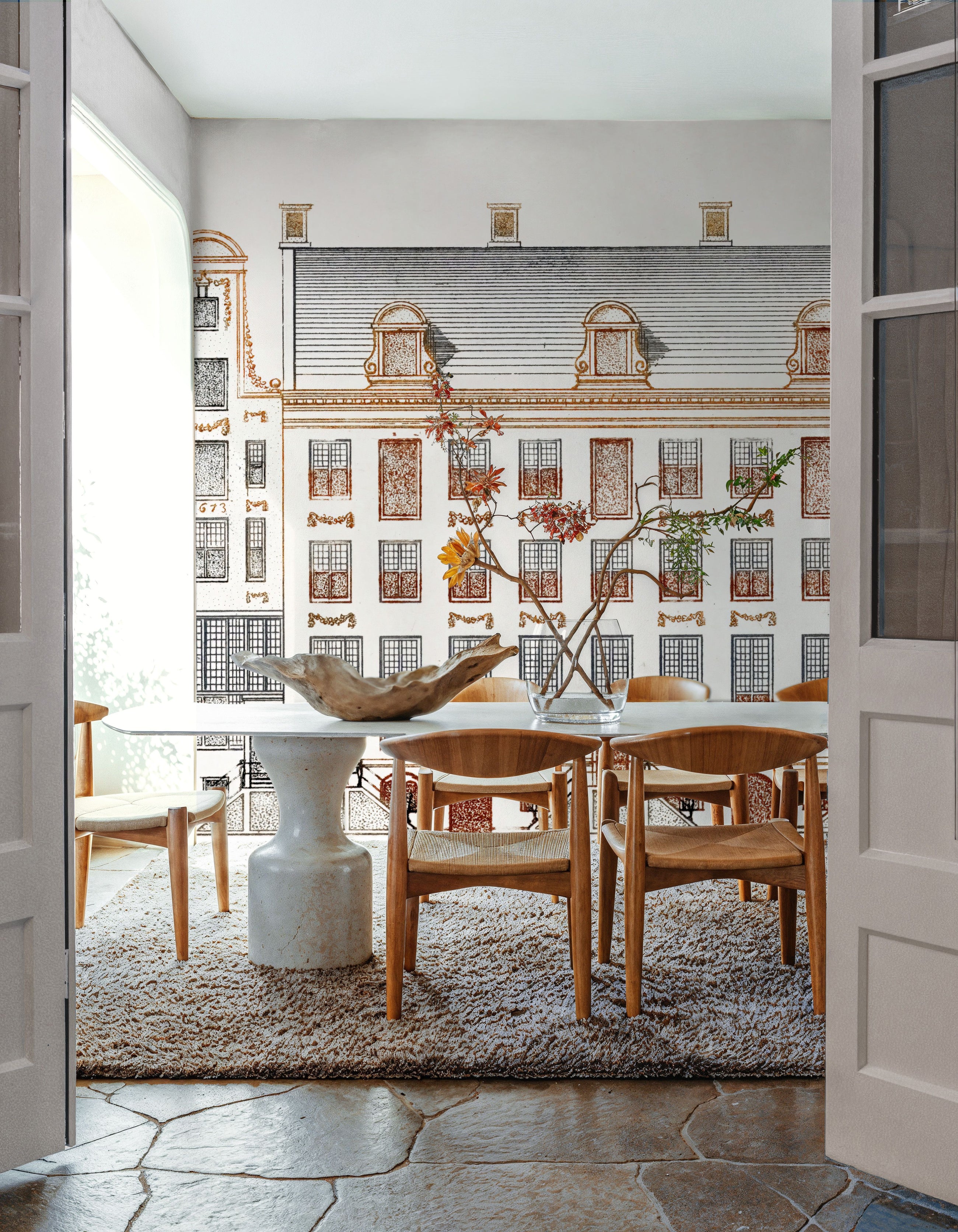 Amsterdam Canal Houses IV Mural Wallpaper
