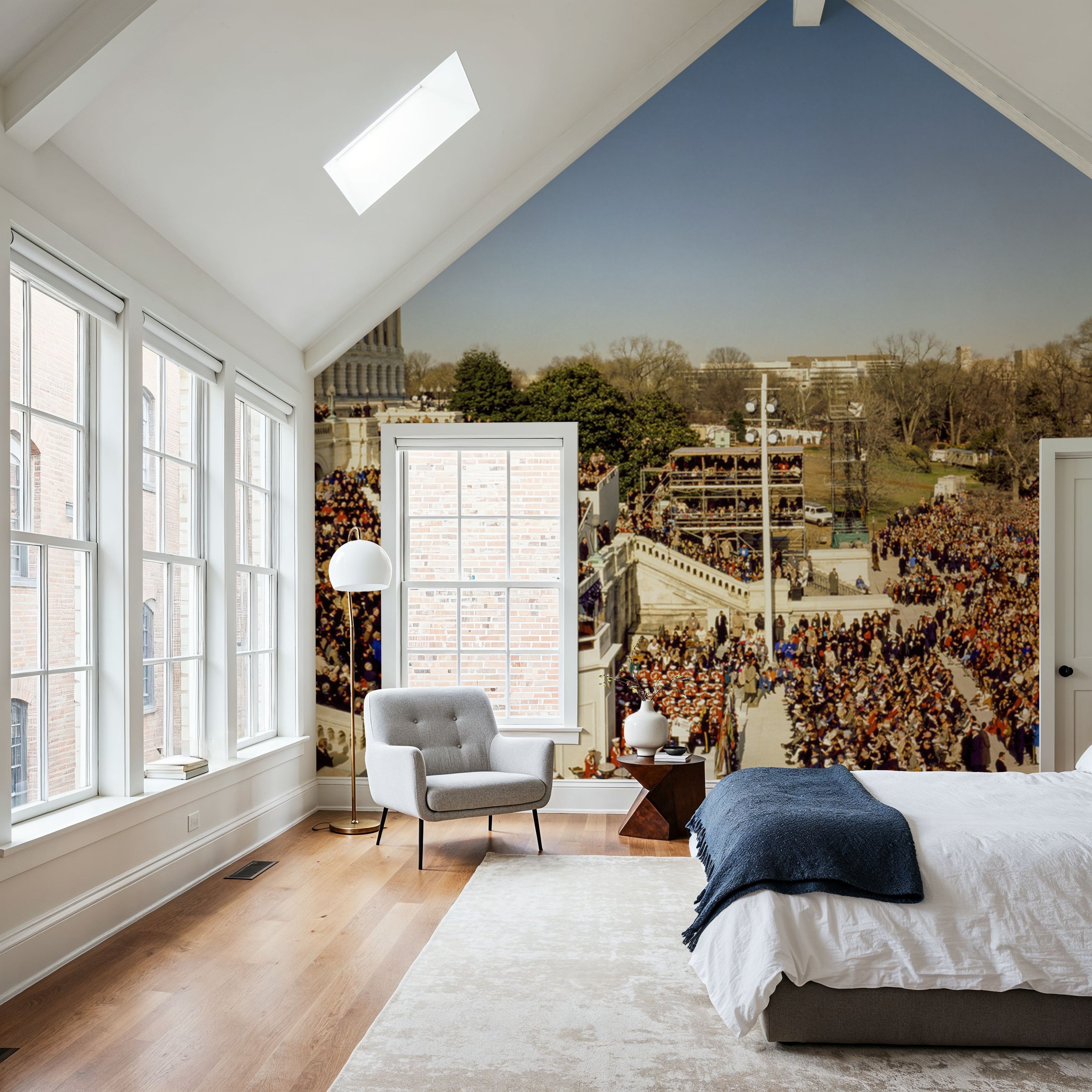 Capitol Gathering Mural Wallpaper