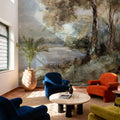 Peaceful Lake Mural Wallpaper - room preview 06