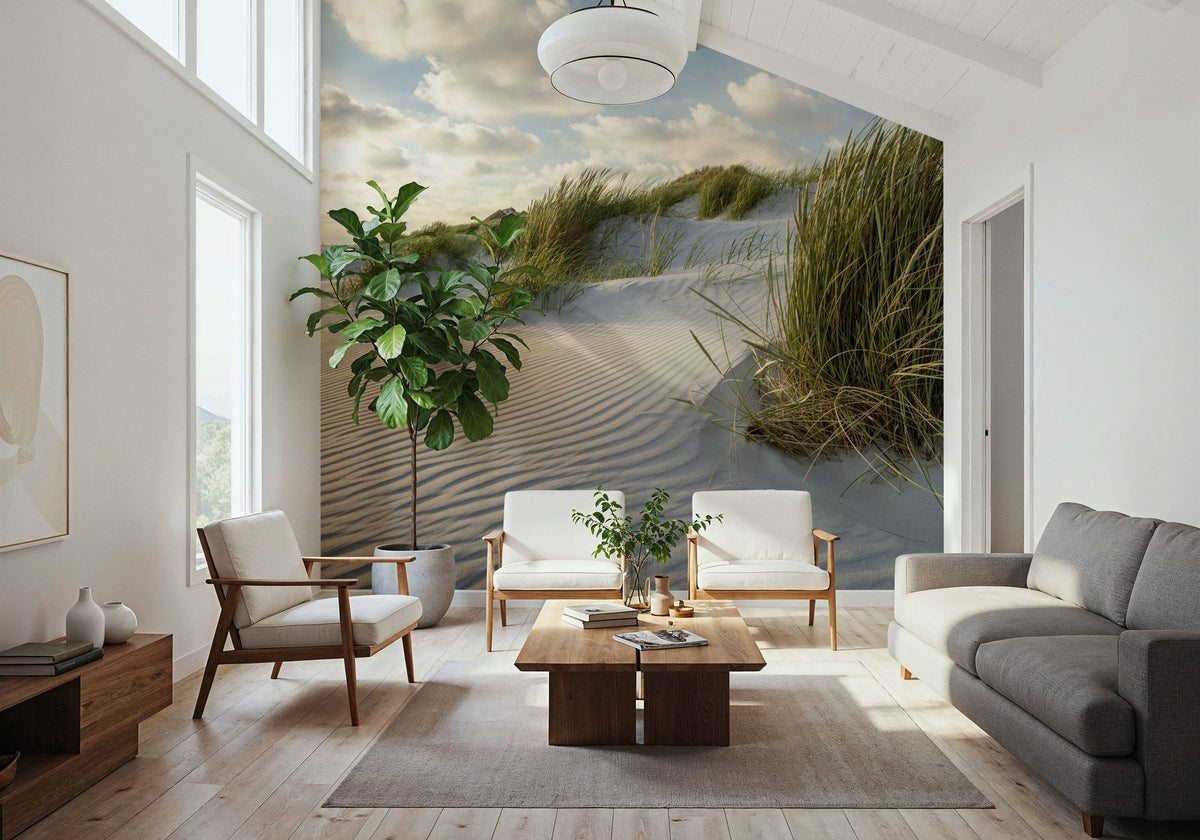 Grass Beach Mural Wallpaper - room preview 06