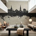 Lichfield England Skyline Concrete Mural Wallpaper - room preview 06