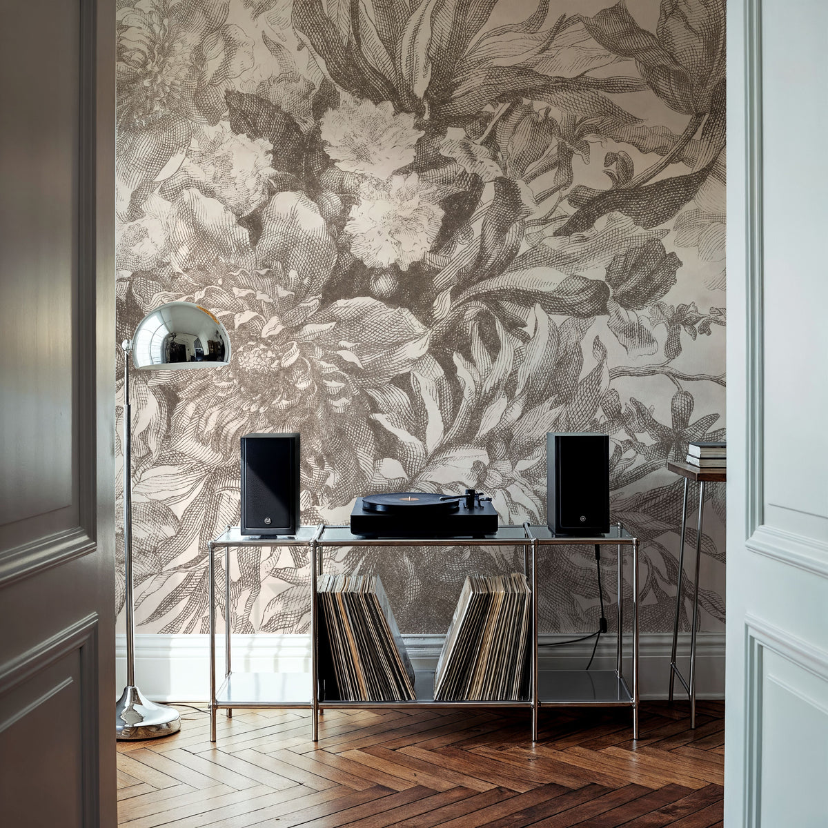 Subtle Bloom Mural Wallpaper - room preview 06