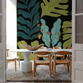 Plant Toss IV Mural Wallpaper - room preview 06