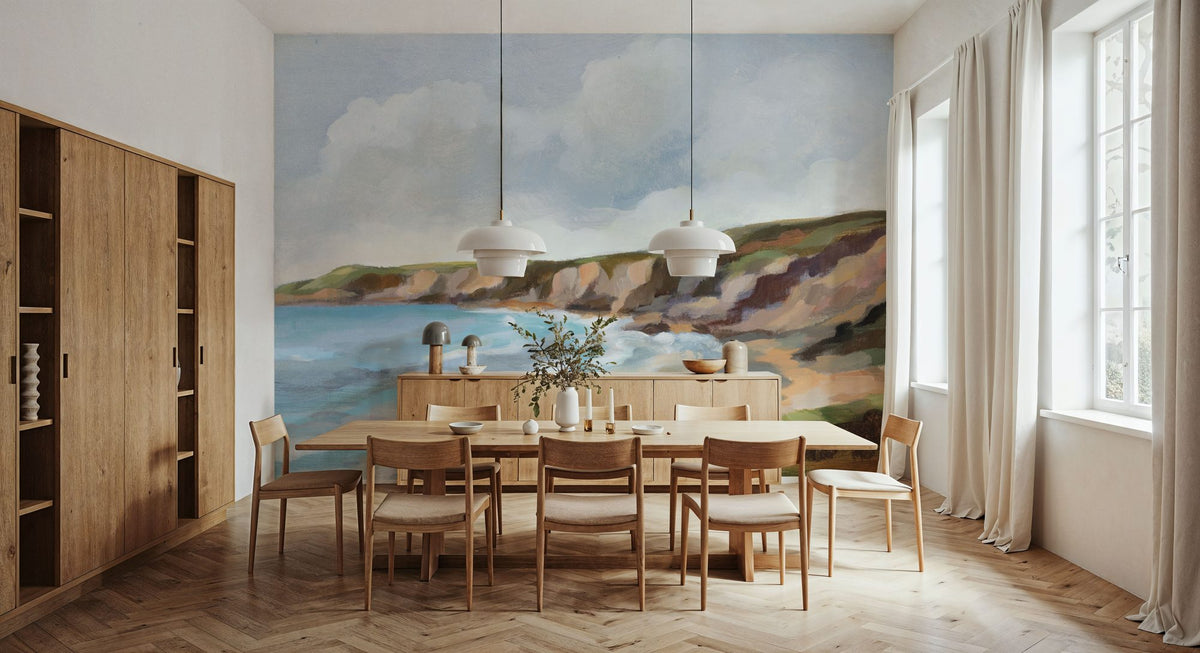Pacific Coast Mural Wallpaper - room preview 06