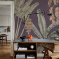 Banana Grove, Lilac Mural Wallpaper - room preview 06