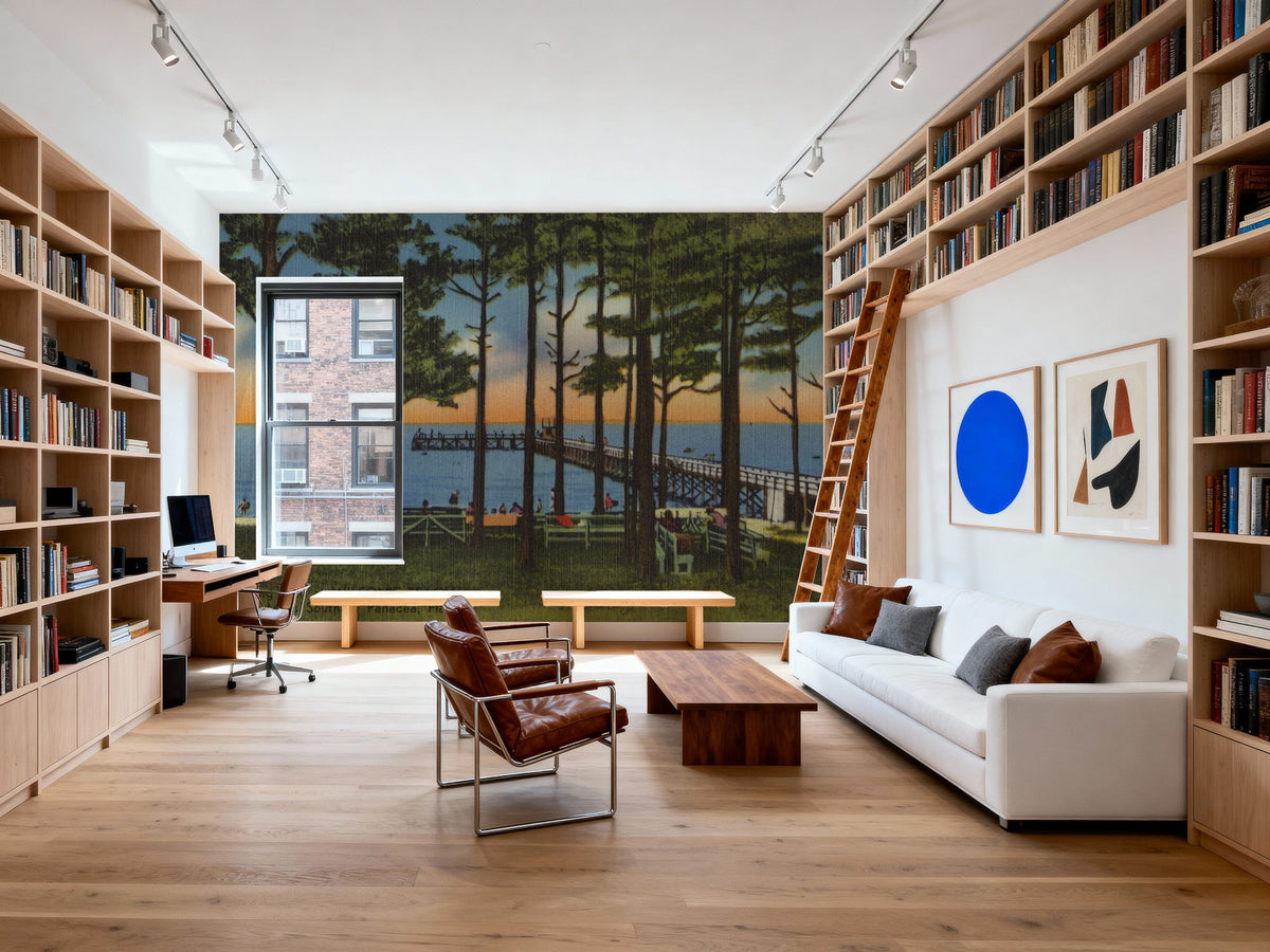 Greetings From Wilson Beach Mural Wallpaper - room preview 06