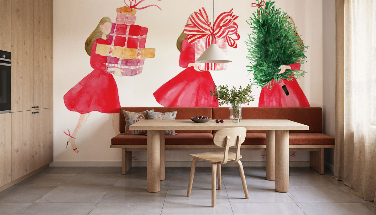 Holiday Prepping I Mural Wallpaper - room preview 06