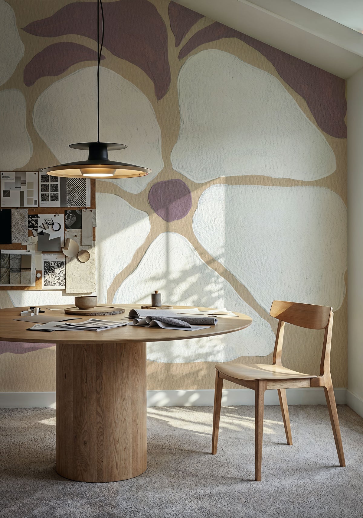 Boho Impact Floral I Mural Wallpaper - room preview 06