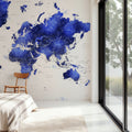 World Map Cities - Crisalida Mural Wallpaper - room preview 06