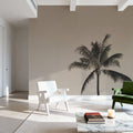 Evening Palm Sepia Mural Wallpaper - room preview 06
