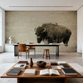 Tall Grass Bird Perch Mural Wallpaper - room preview 06