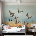 Autumn Flock Mural Wallpaper - room preview 06