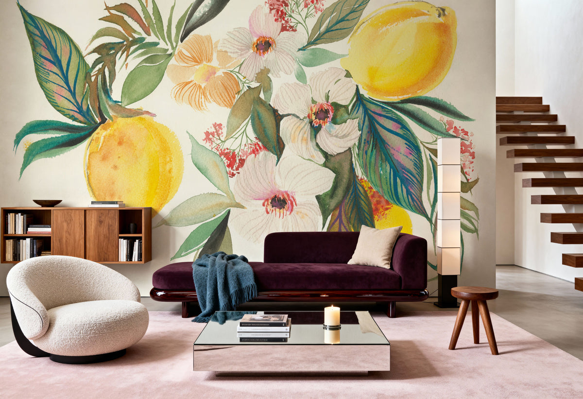 Citrus Summer I Mural Wallpaper - room preview 06