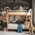 Pumpkins and Paws II Dark Mural Wallpaper - room preview 06