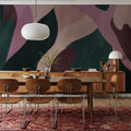 Dynamic Fields, Pink Mural Wallpaper - room preview 06