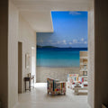 Tranquil Turquoise Shores Mural Wallpaper - Blue Tone - room preview 06