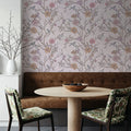 Trailing Tree of Life, Pink Mural Wallpaper - room preview 06