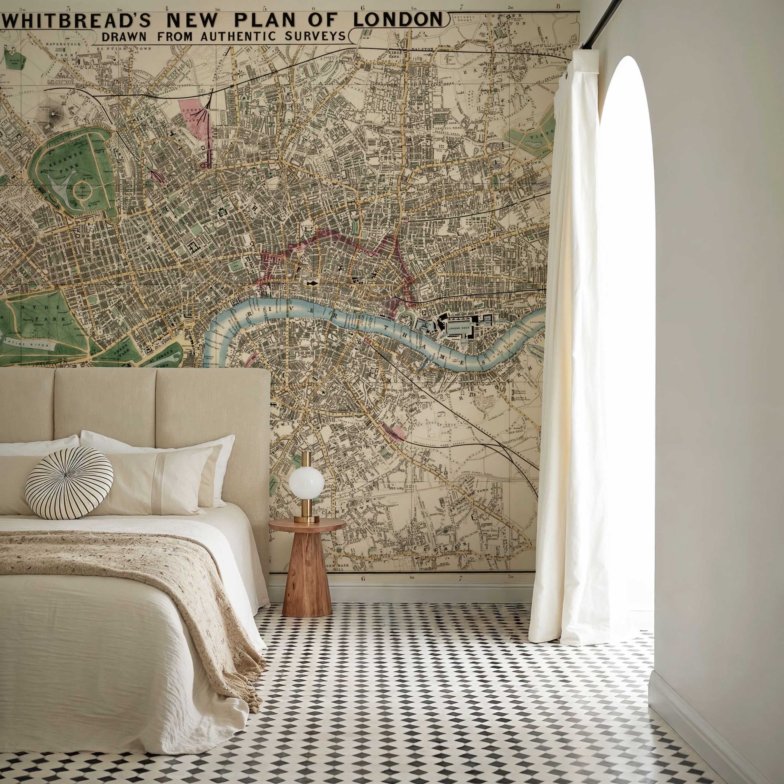 Whitbread's London Mural Wallpaper