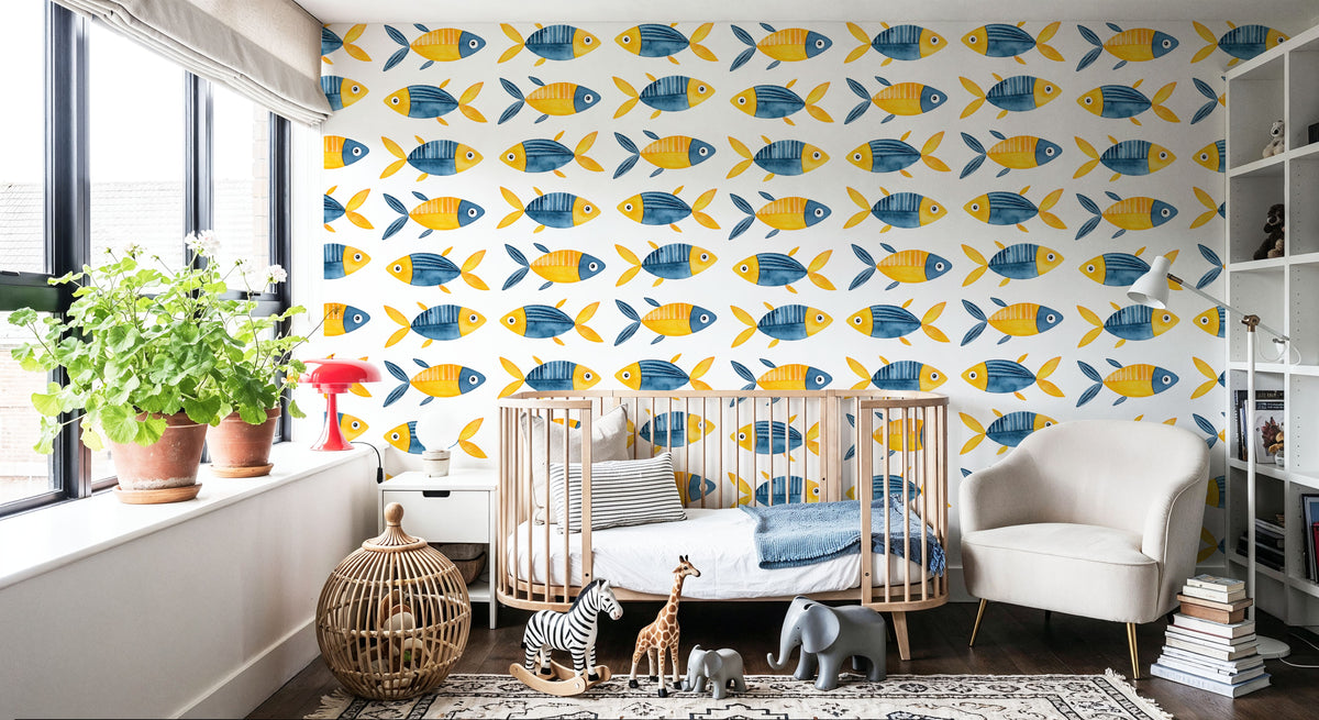 Madagascar Reef Mural Wallpaper - room preview 06