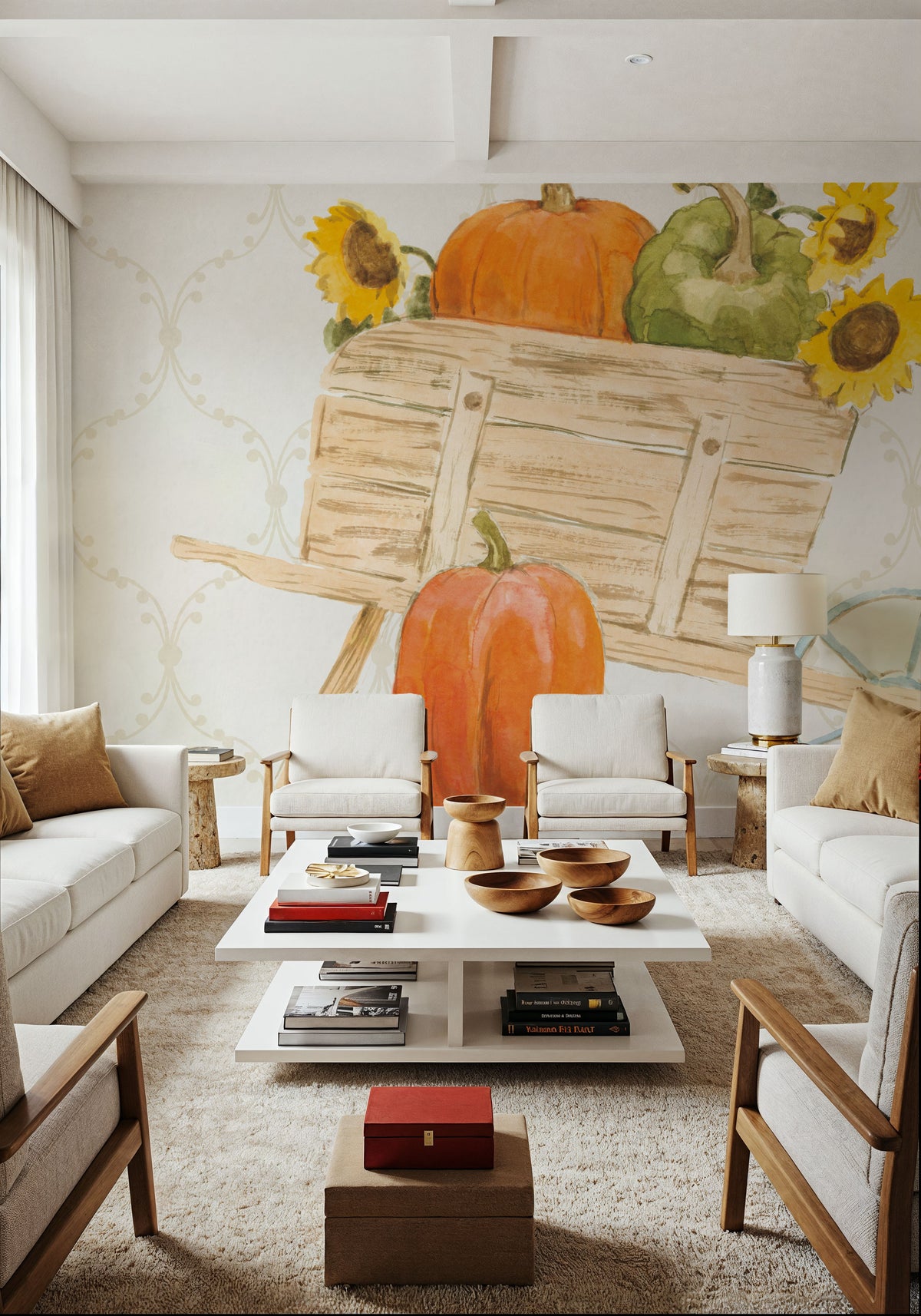 Harvest Wishes I Mural Wallpaper - room preview 06