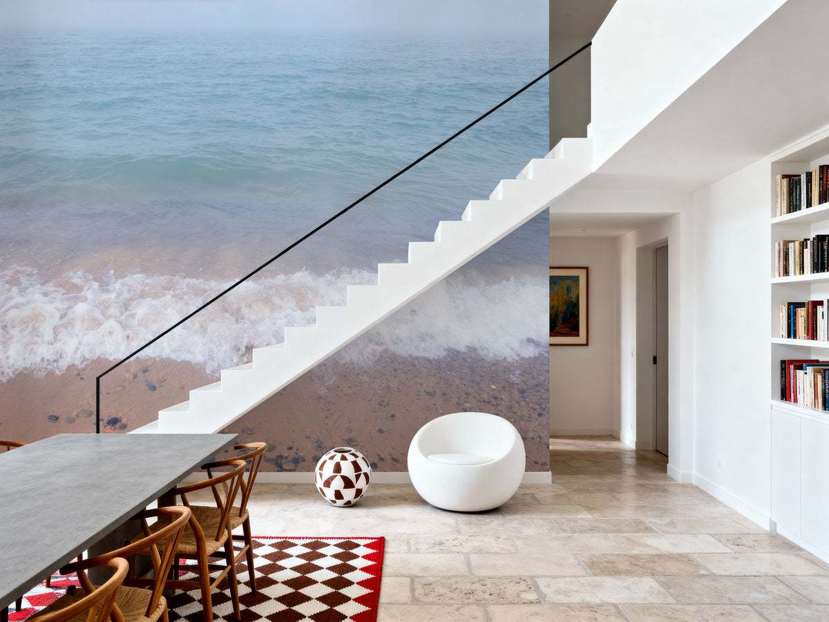 Whitefish Point Mural Wallpaper - room preview 06