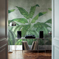 Big Leaves Mural Wallpaper - room preview 06