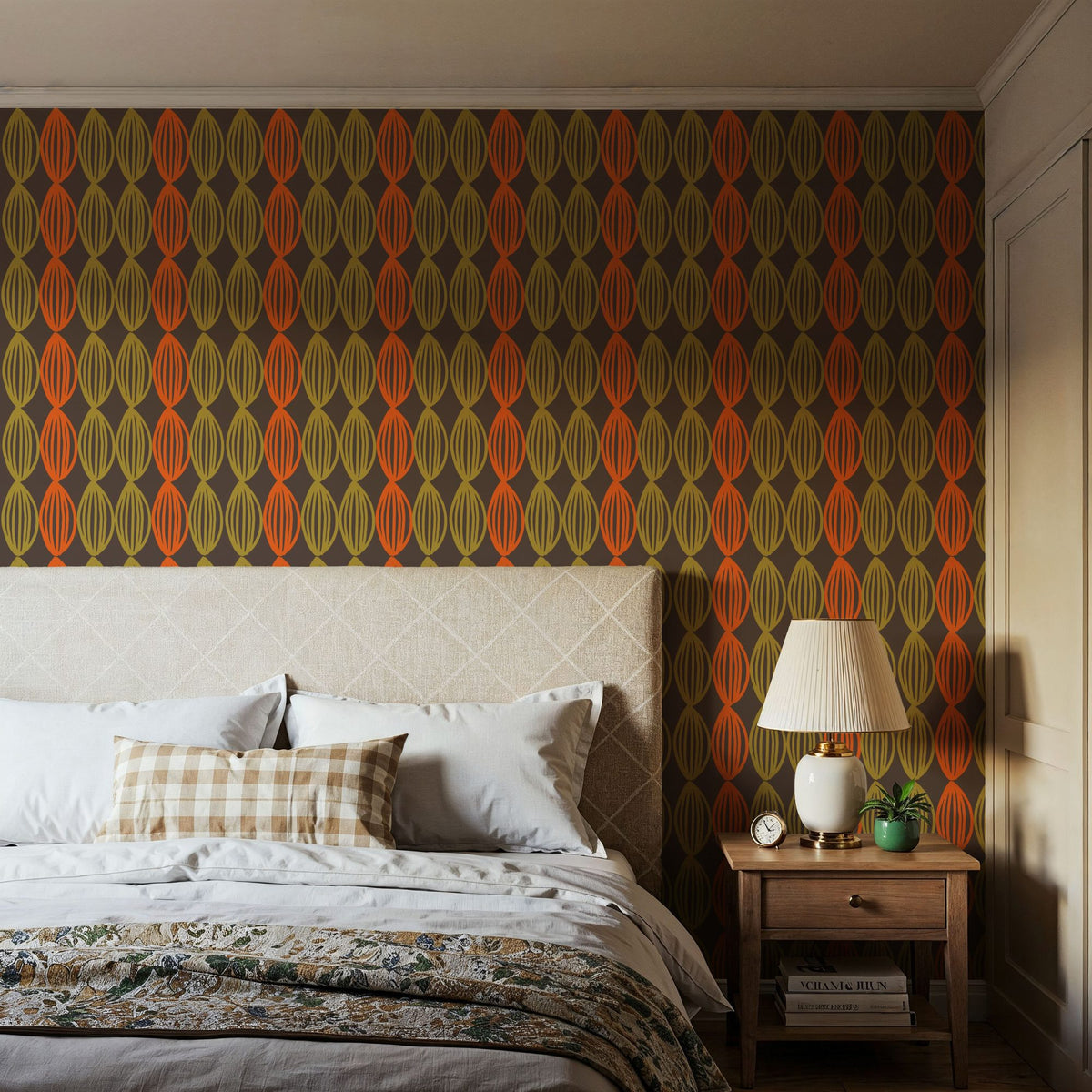 New Harvest Mural Wallpaper - room preview 06
