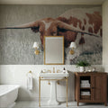 Rainy Pasture I Mural Wallpaper - room preview 06