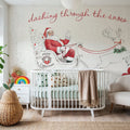 Holiday Traditions I Red Mural Wallpaper - room preview 06