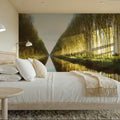 Riverside Mirror Mural Wallpaper - room preview 06