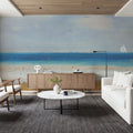 Beach Horizon Mural Wallpaper - room preview 06