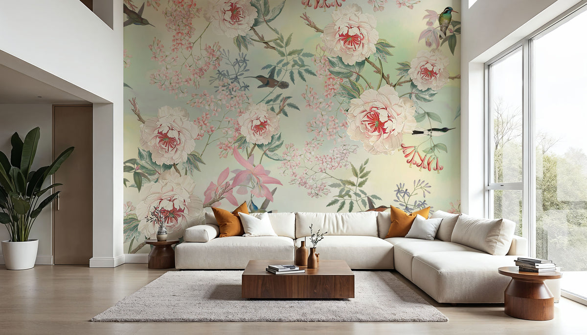 Birds Delight Mural Wallpaper - room preview 06