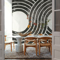 Over the Rainbow Mural Wallpaper - Neutral Tone - room preview 06