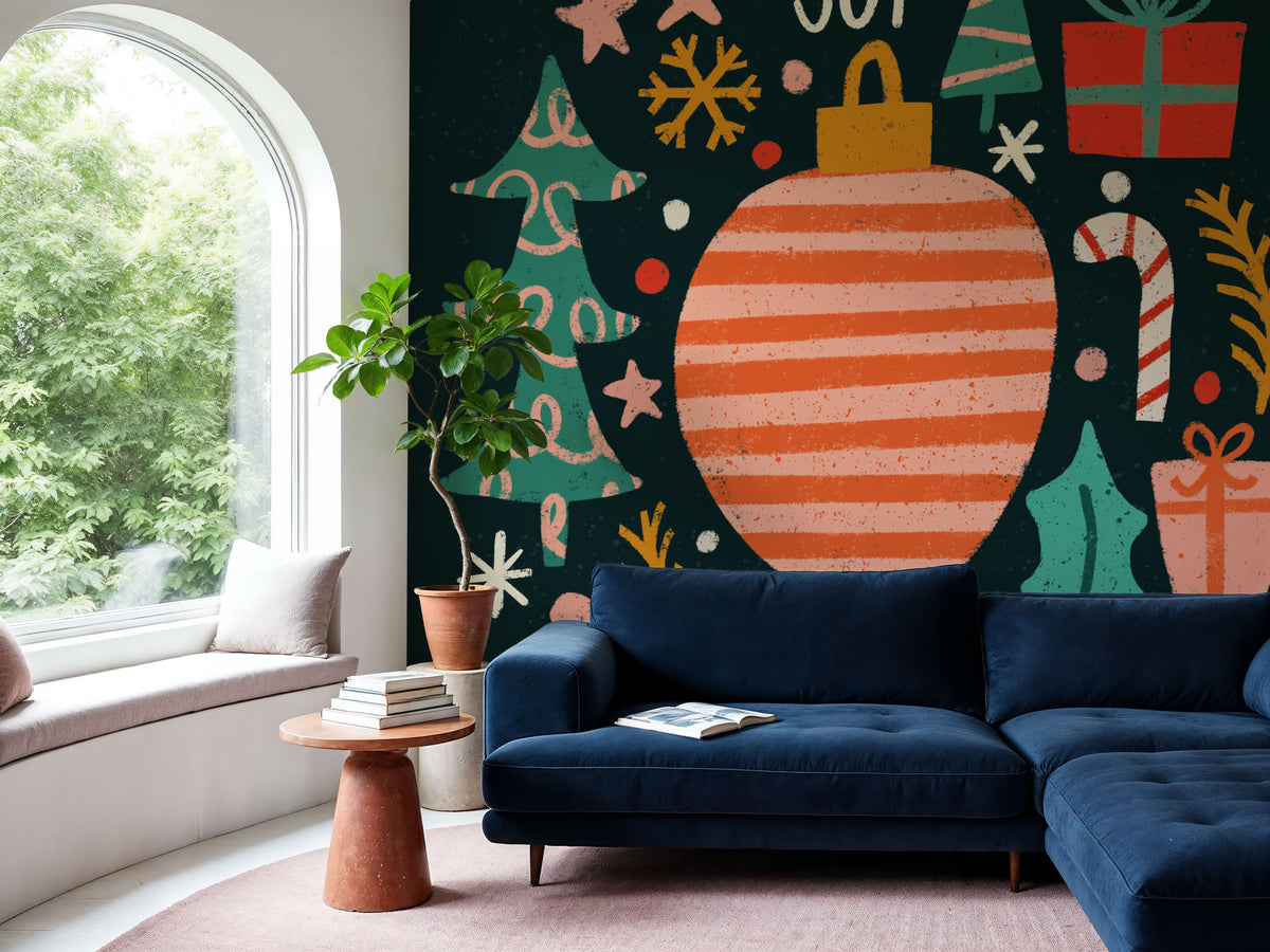 Warm Wishes III Mural Wallpaper - room preview 06