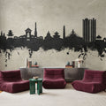 Kathmandu Nepal Skyline Concrete Mural Wallpaper - room preview 06