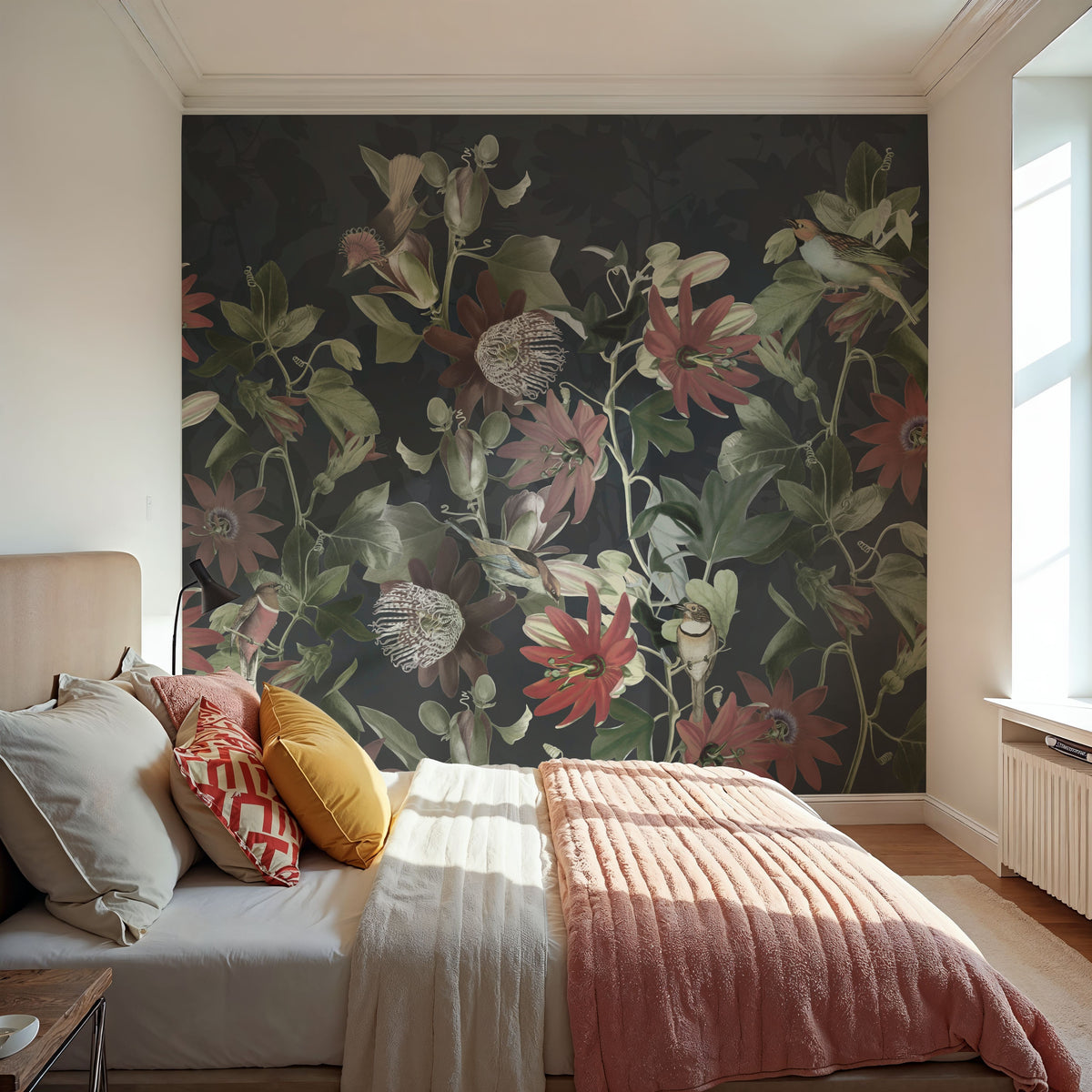 Seven Birds Mural Wallpaper - Edition 3 - room preview 06