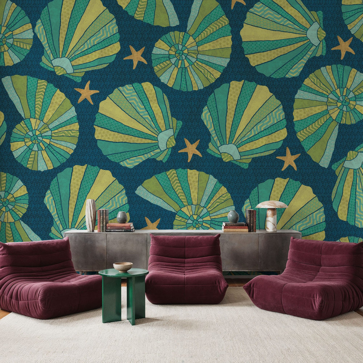 Coastal Treasure XIV Mural Wallpaper - room preview 06