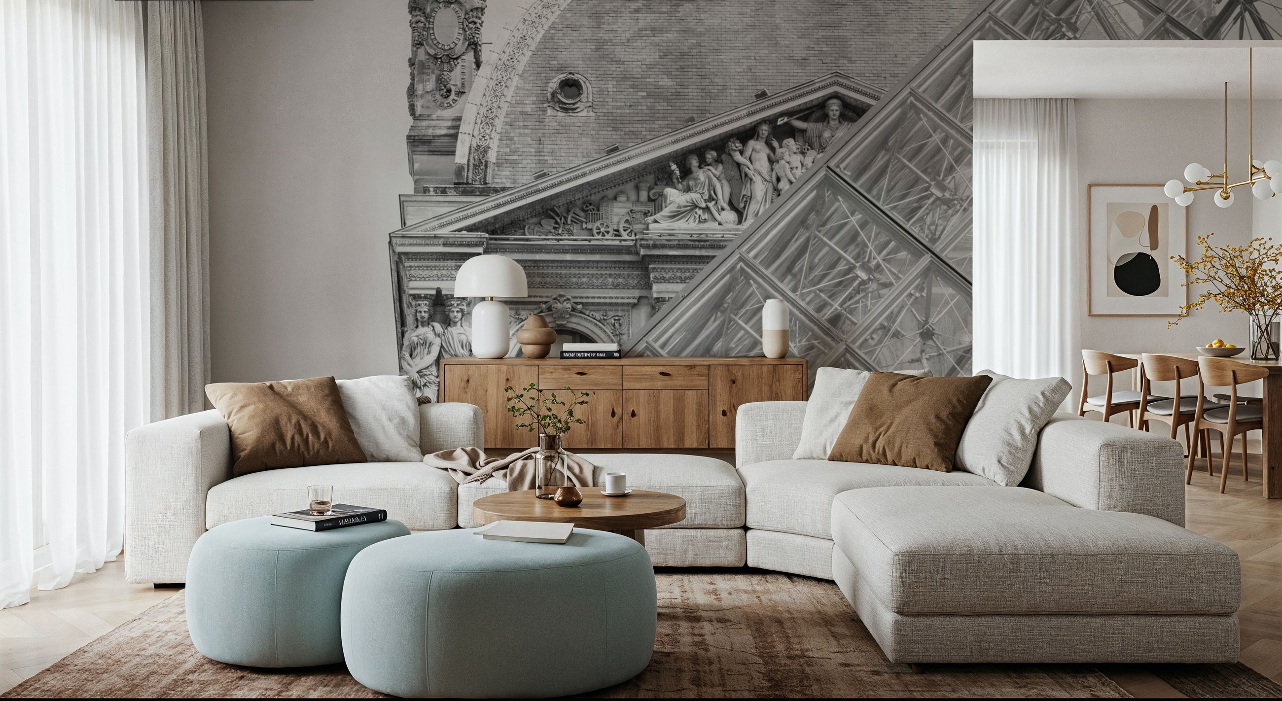 Pretty in Paris II Mural Wallpaper