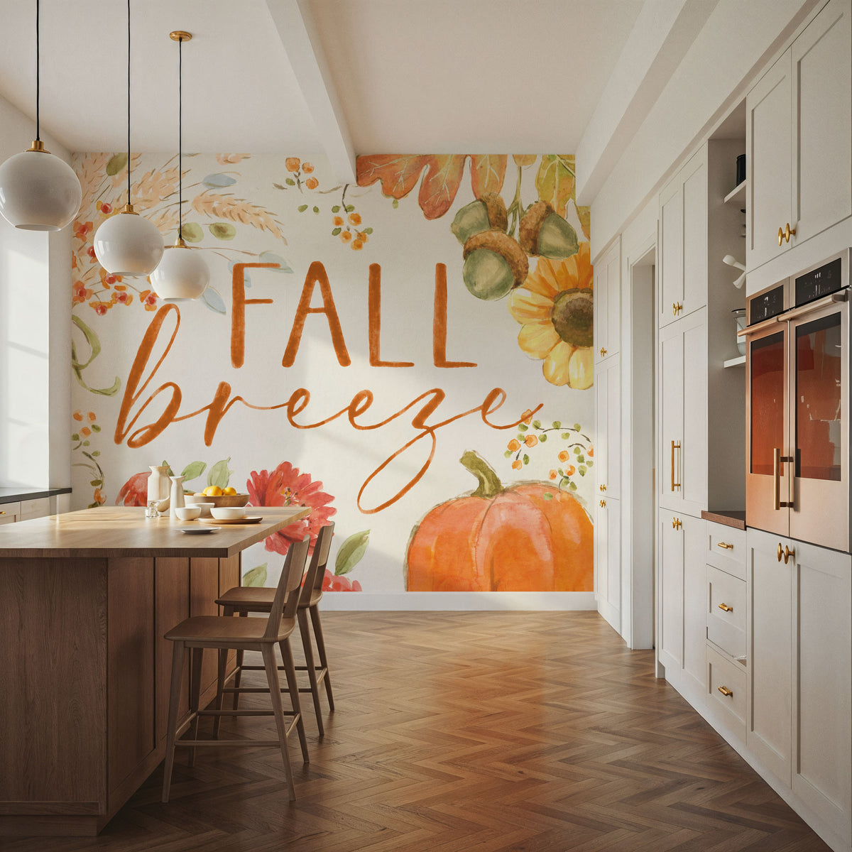 Harvest Wishes VII Mural Wallpaper - room preview 06