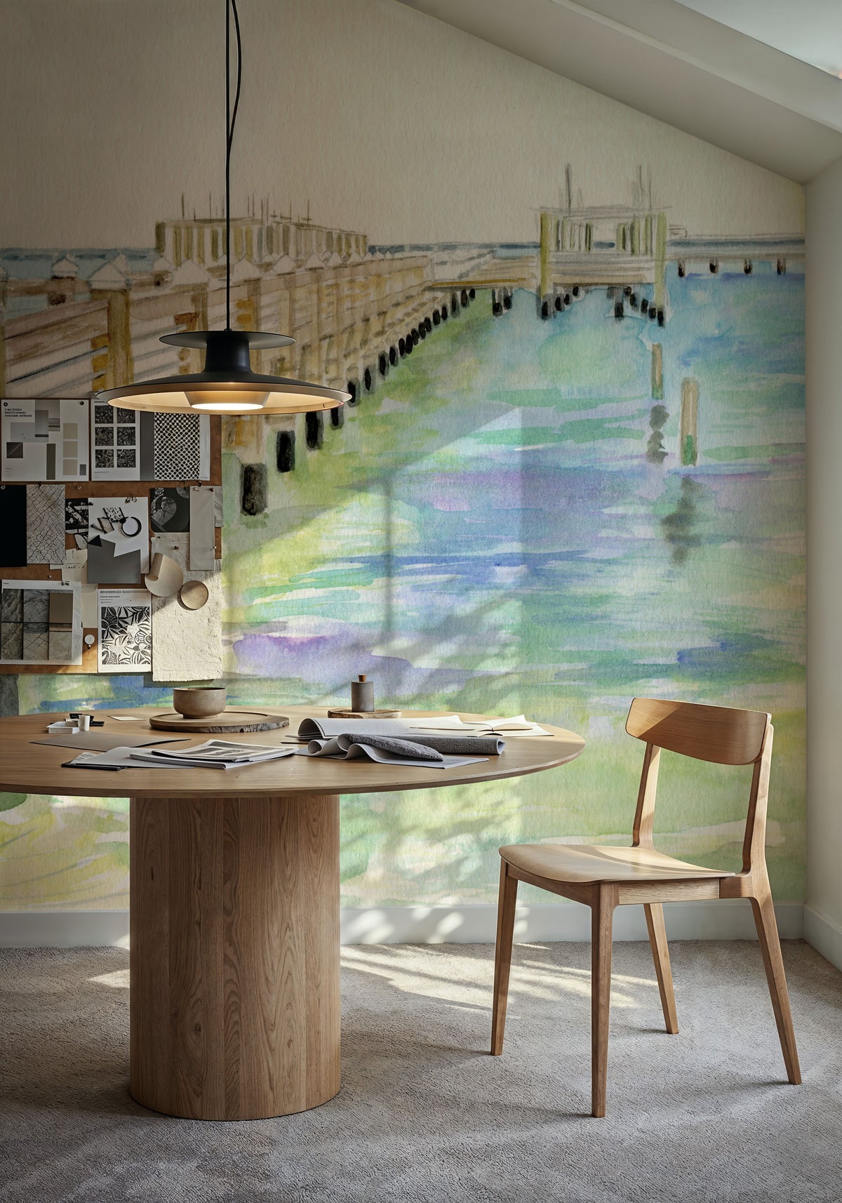 Pretty Pier Mural Wallpaper - room preview 06