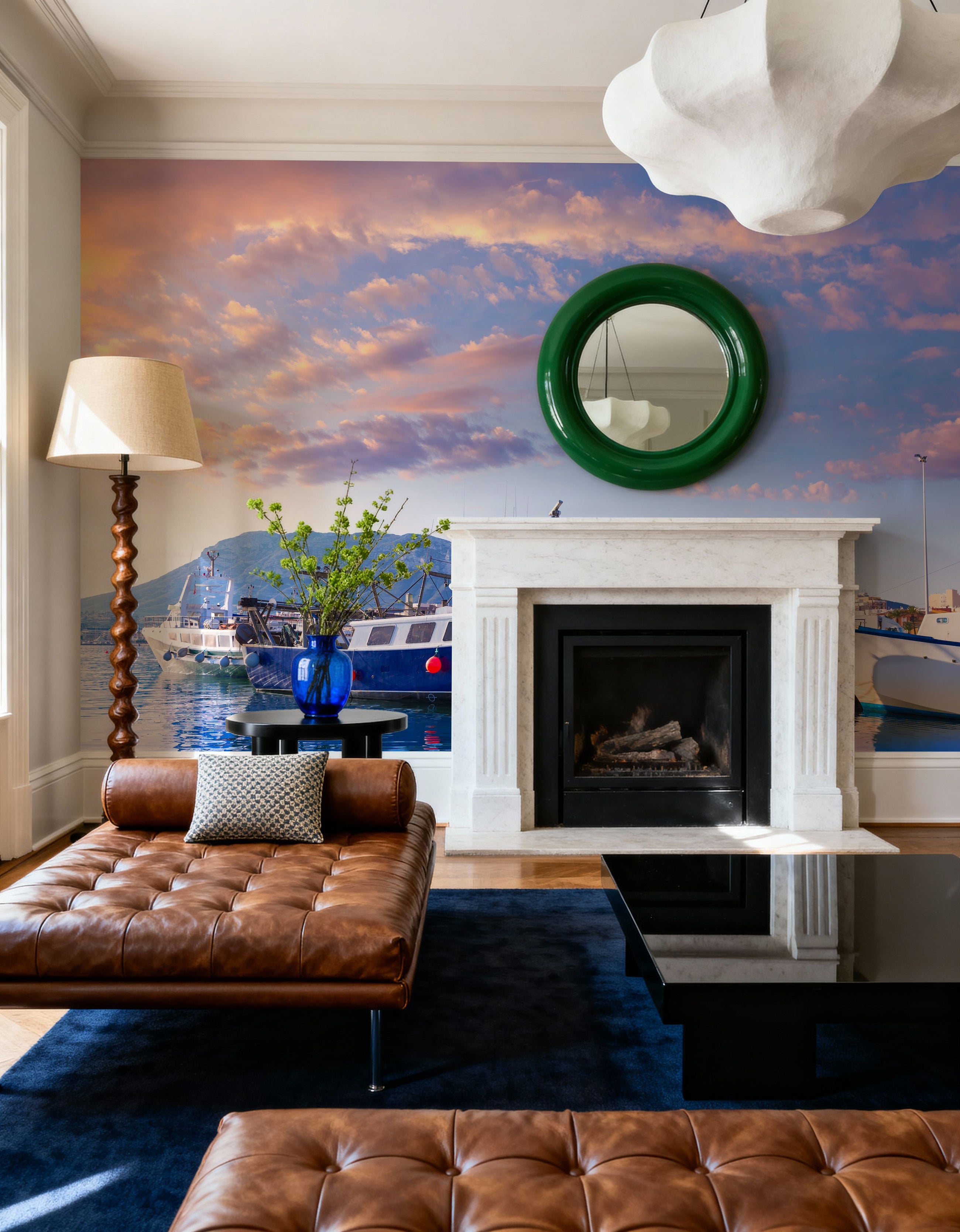Denia Port Mural Wallpaper